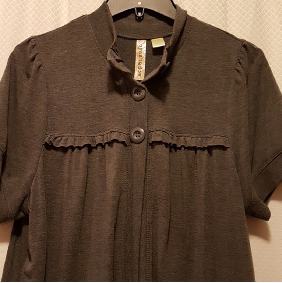 Eyeshadow Sweaters - Eyeshadow Open Long Cardi